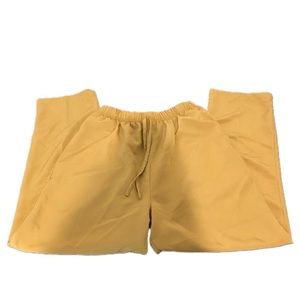 VINTAGE 90s Lightweight Neutral Tan Sand Utility Tech Loungewear Pants 12/14